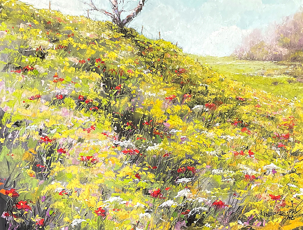 Poppy Hillside Art | Kurt A. Weiser Fine Art