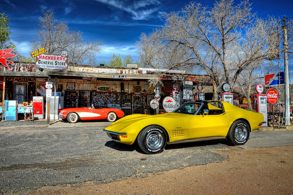 Corvette Parking Photography Art | Ken Smith Gallery