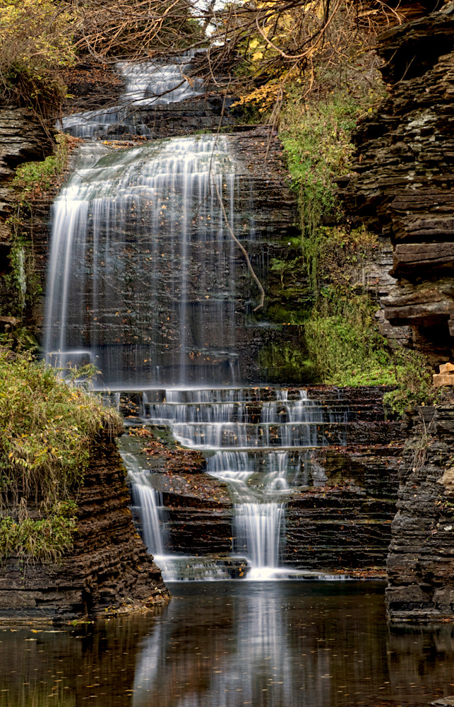 Montour Falls Upper Falls 24x36x200 Jpeg Photography Art | Images by Doc