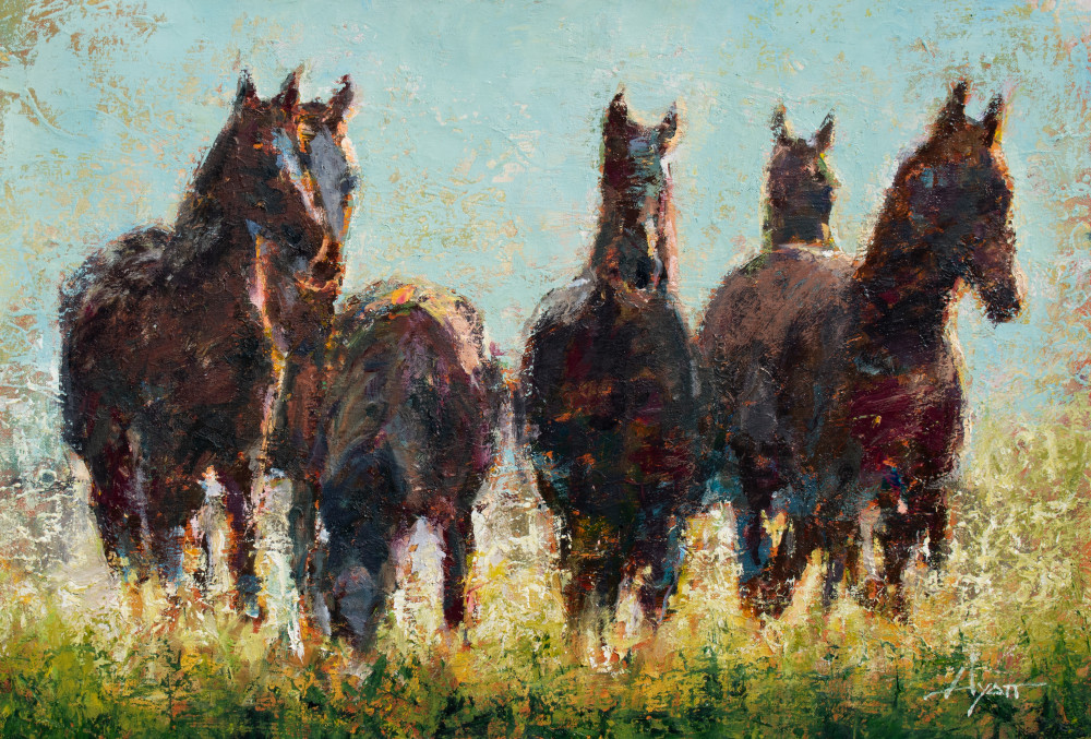 Equine Friends Art | Hyatt Moore