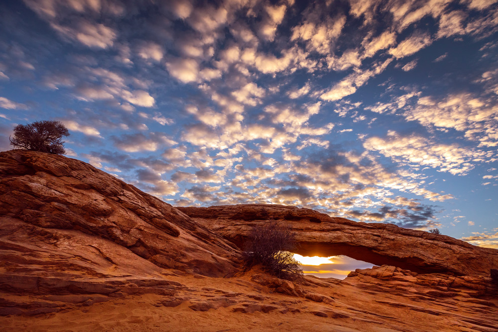 Mesa Arch at Sunrise in Canyloands, Moab