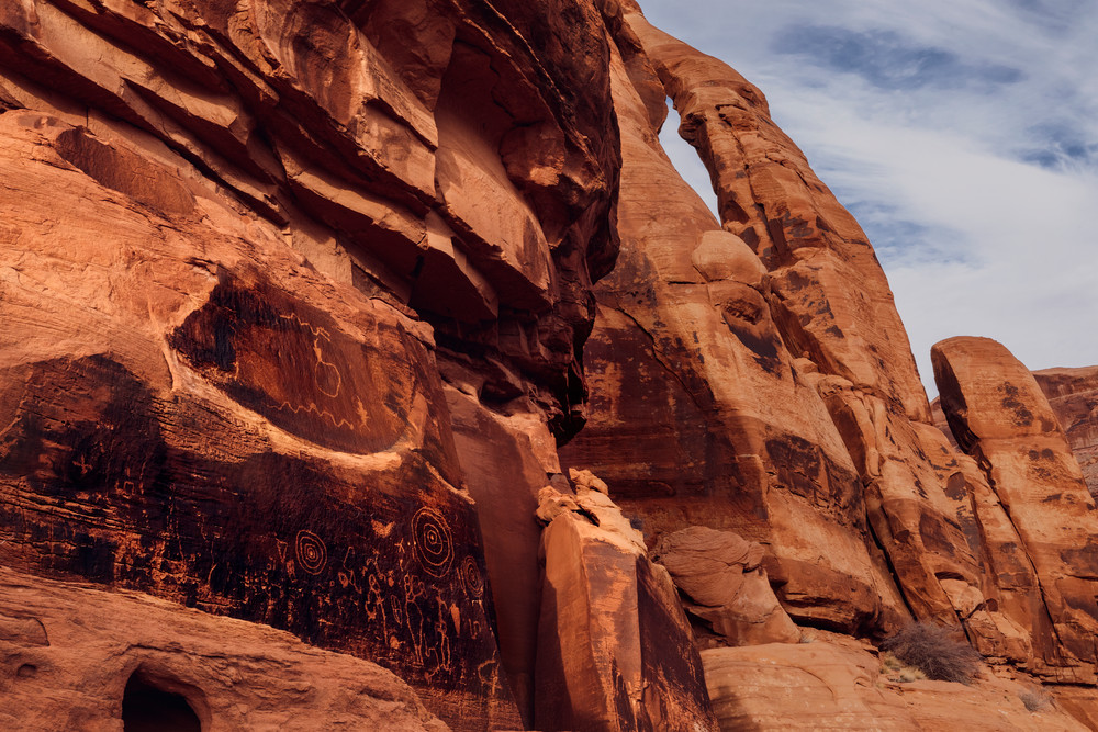 Jug Handle Arch & Petroglyphs, Moab Photography Art | Shoot for Love, LLC