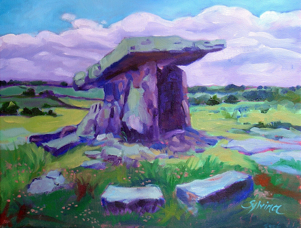 Poulnabrone Dolmen Ireland Art | Sylvina Rollins Artist