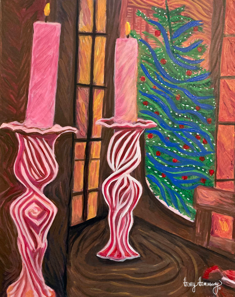 Christmas Light (V) Art | Hilary Hemingway Art