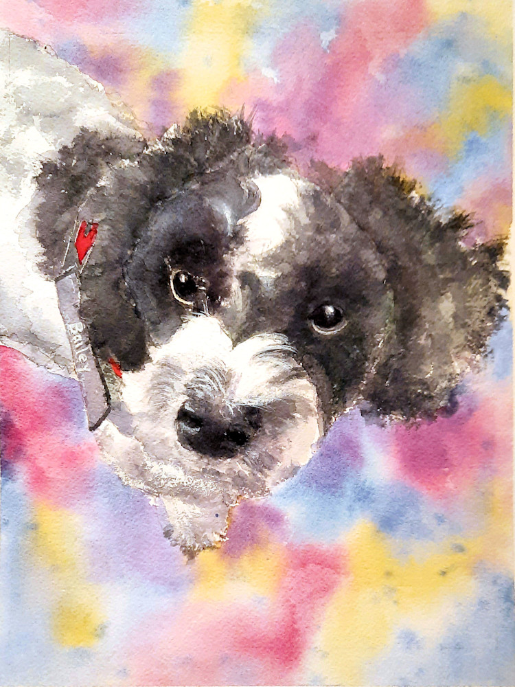 Cutest Puppy Art | Debbie Lewis Watercolors