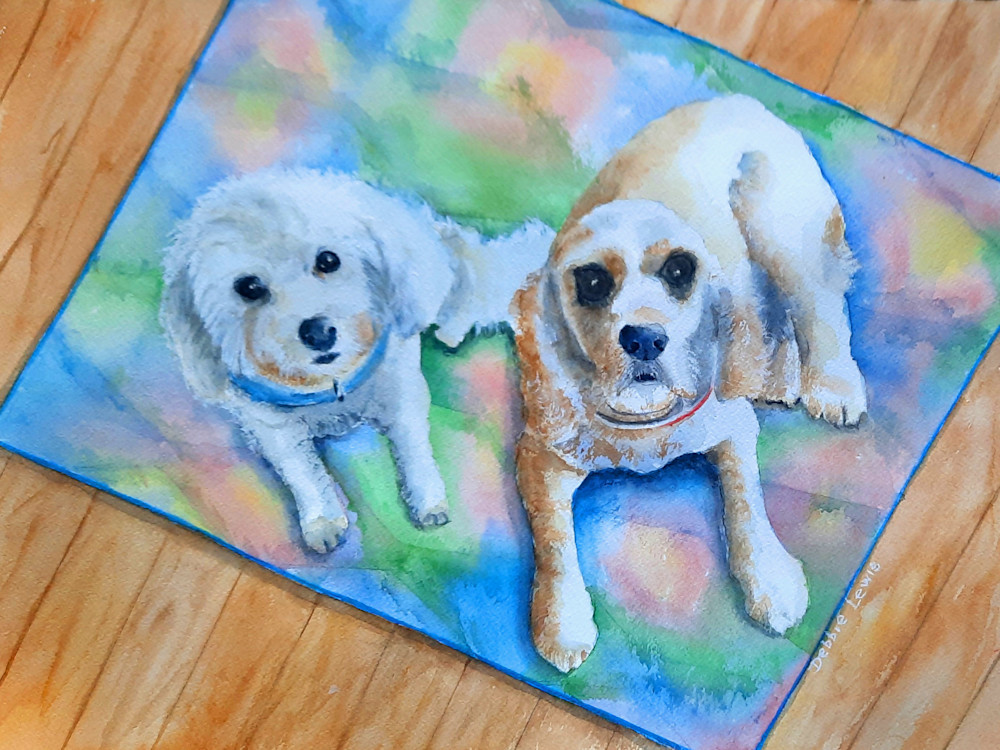 Best Friends Art | Debbie Lewis Watercolors