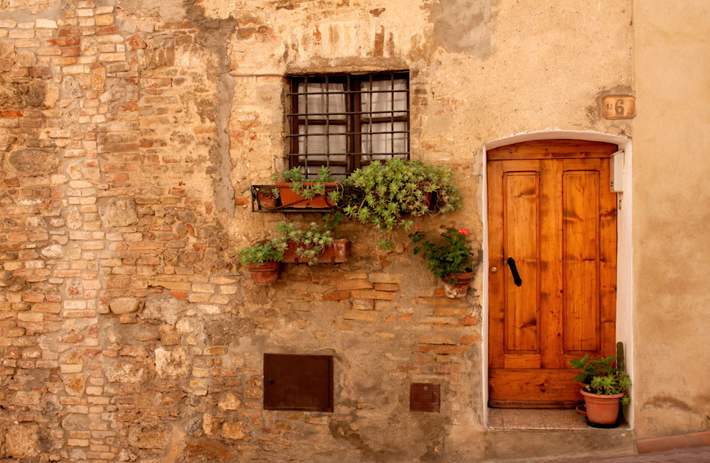 Montalcino Doorway 6 Photography Art | Dana Echols Photography 