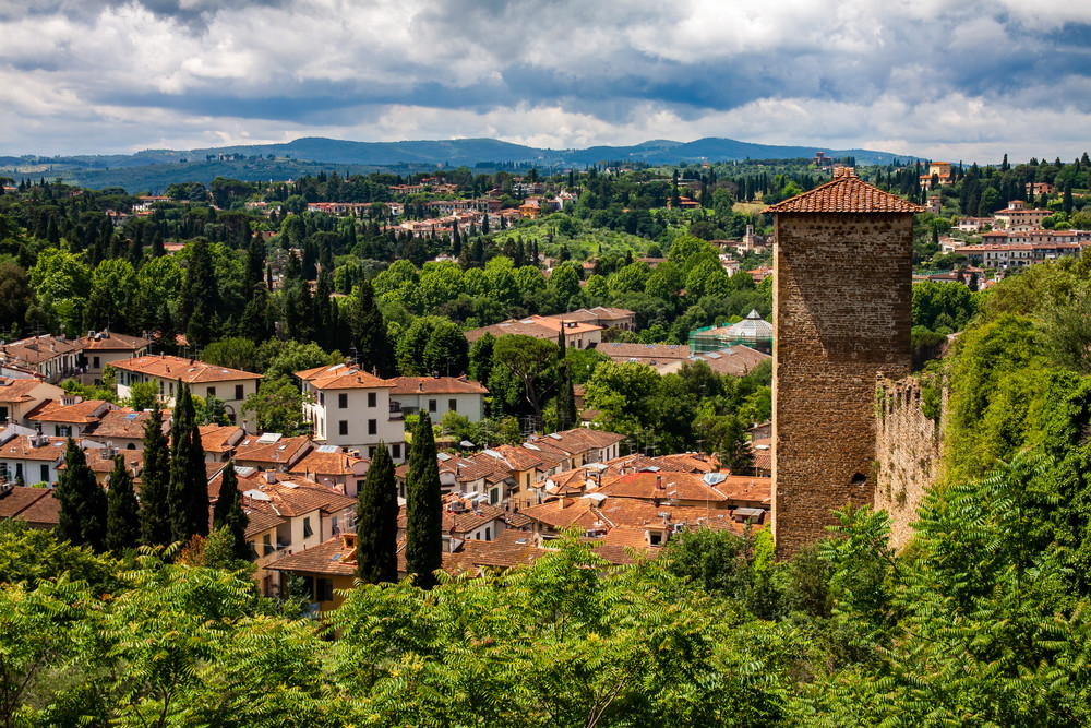 Siena Rooftops 2 Photography Art | Dana Echols Photography 