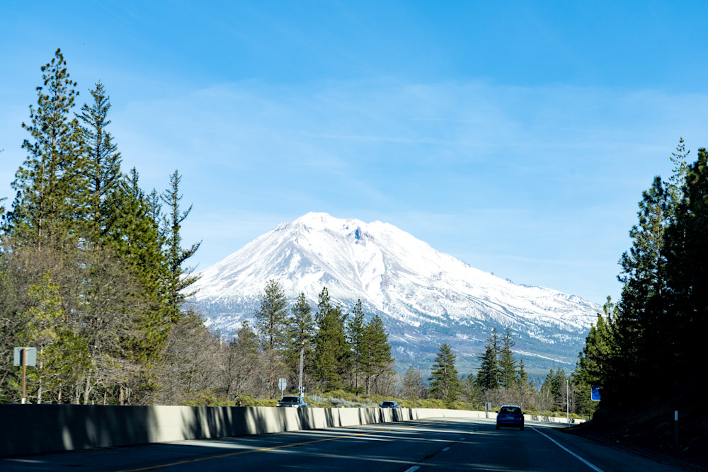 Mt Shasta Viewed From I5  Photography Art | Peter T. Knight Photography