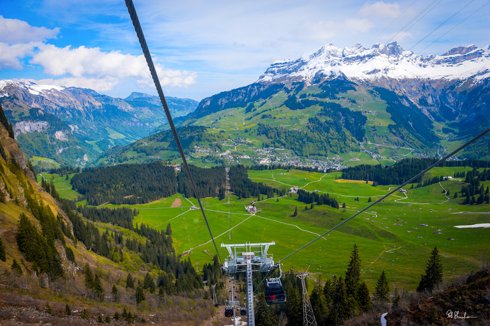 Swiss Alps Tram Photography Art | Rob Shanahan Photography