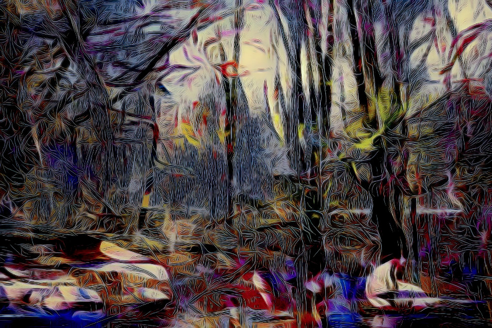 Rain In The Enchanted Forest Art | Maciek Peter Kozlowski Art