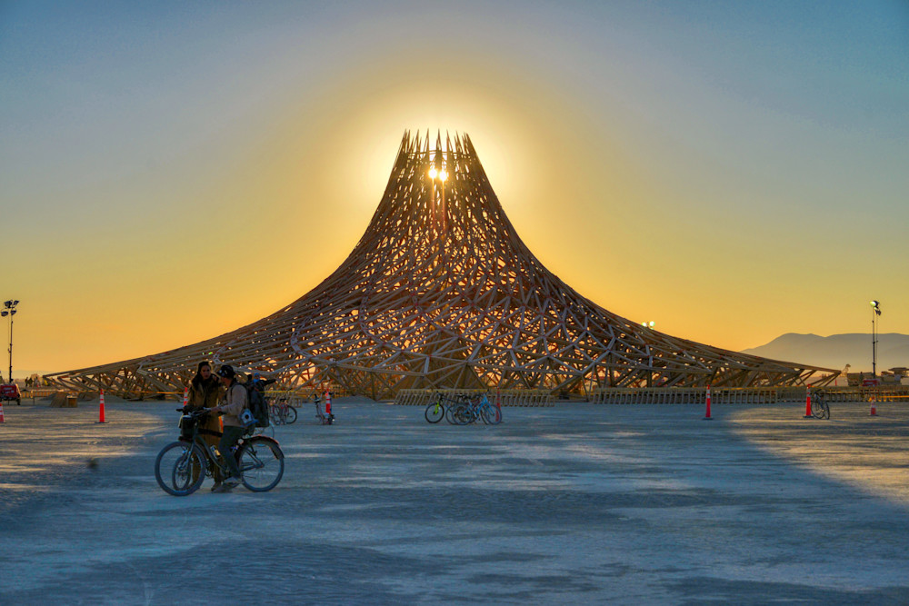 Galaxia, The Temple At Sunrise At Burning Man 2018 Photography Art | Bryce Quayle Fine Art Photography