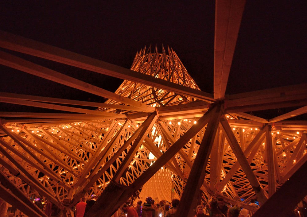 Galaxia, The Temple At Night At Burning Man 2018 Photography Art | Bryce Quayle Fine Art Photography