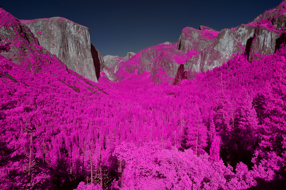 Yosemite, Tunnel View, Pink Photography Art | Bryce Quayle Fine Art Photography