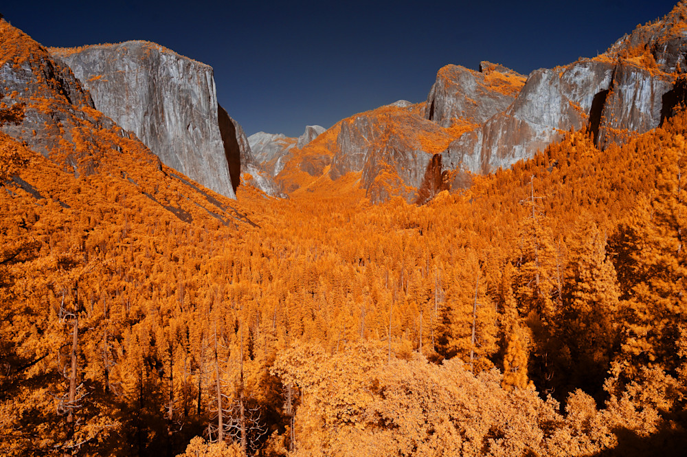 Yosemite, Tunnel View, Orange Photography Art | Bryce Quayle Fine Art Photography