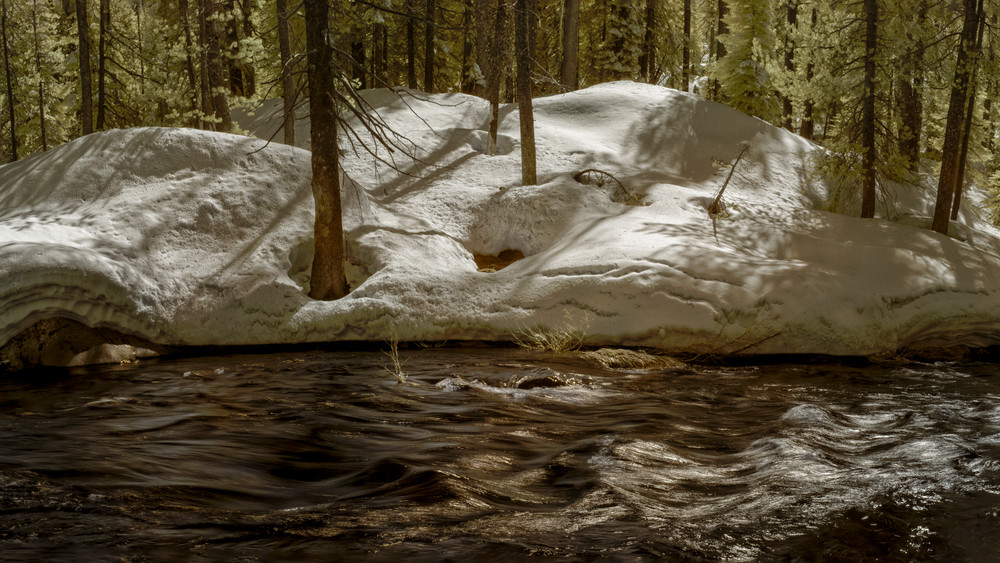Snowpack And Snow Melt, South Fork Of The Yuba River, Sierra Nevada Photography Art | davidarnoldphotographyart.com