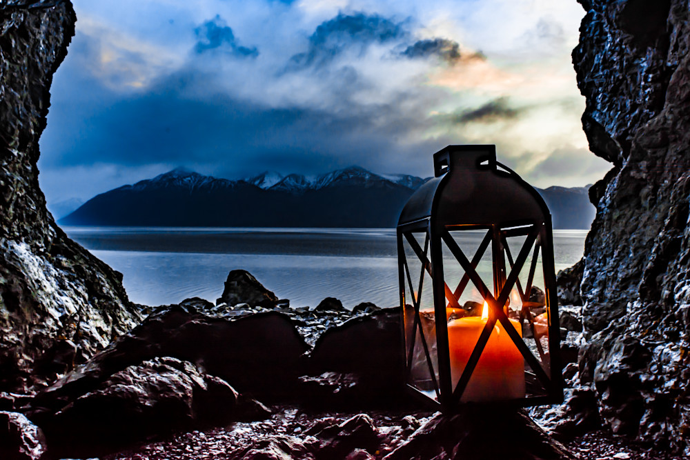 Lantern In Cave Photography Art | Eyes Wide Open Photography