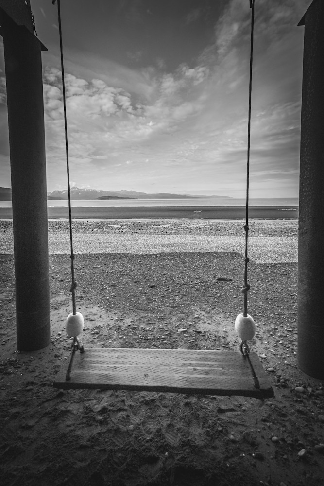 Homer Boardwalk Swing Photography Art | 603016584