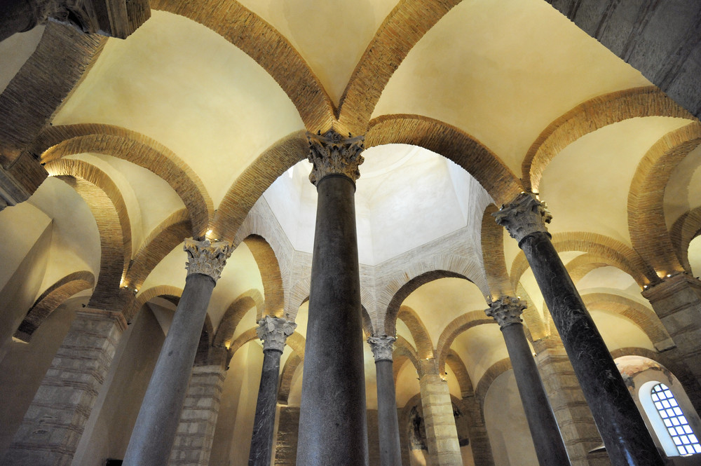 Vaulted Ceiling, Church Of Santa Sofia, Benevento, Italy Photography Art | Bryce Quayle Fine Art Photography