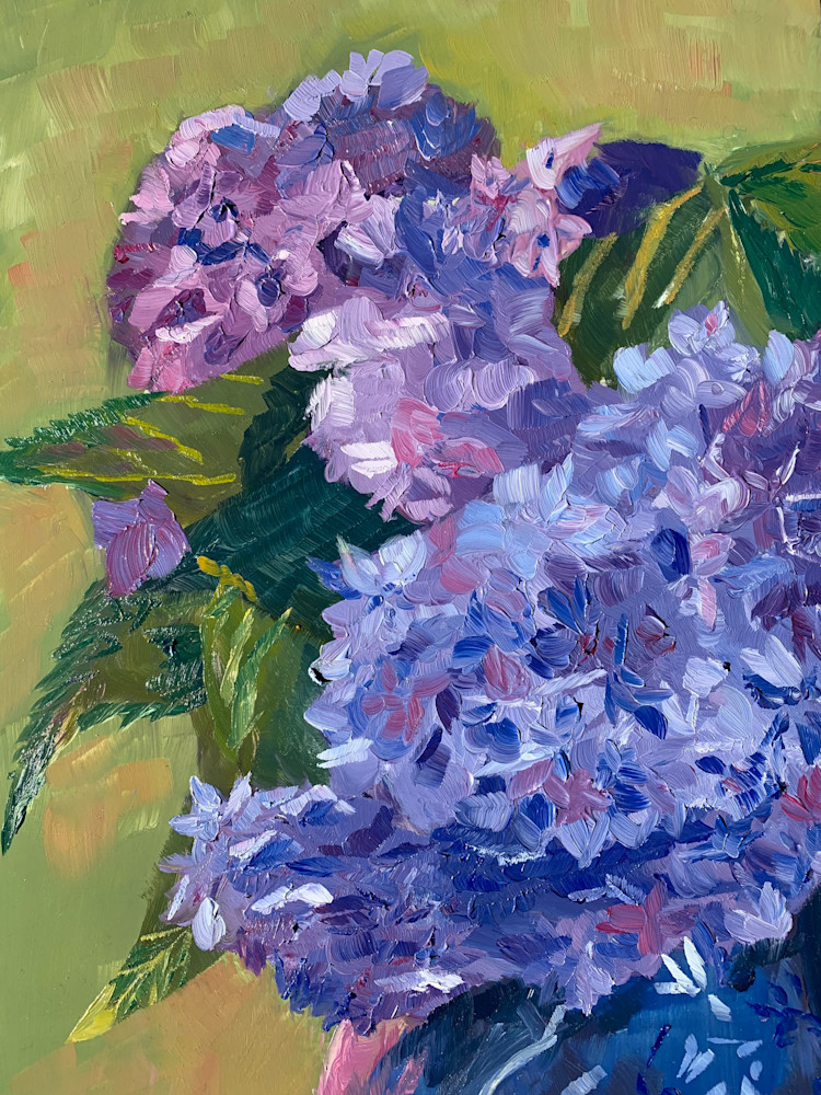 Blue Hydrangea Art | Holly Kendrick Babin Fine Art