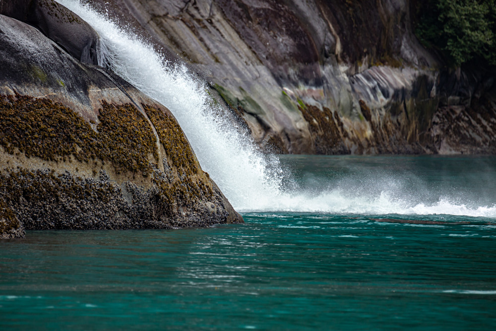 Icy Falls Into Tracy Arm, Alaska Photography Art | Kim Clune, Photographer Untamed