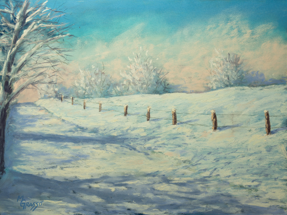 Winter Morning Shadows Art | Mark Grasso Fine Art