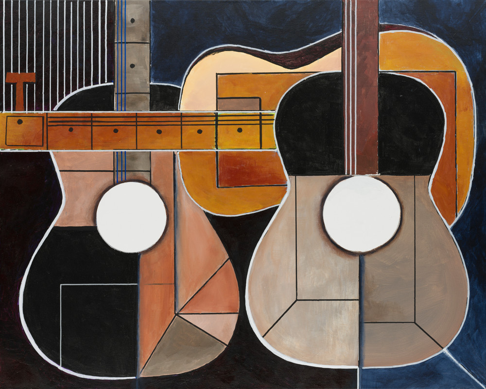 3 Guitars X 3 Art | Frank B Shaner