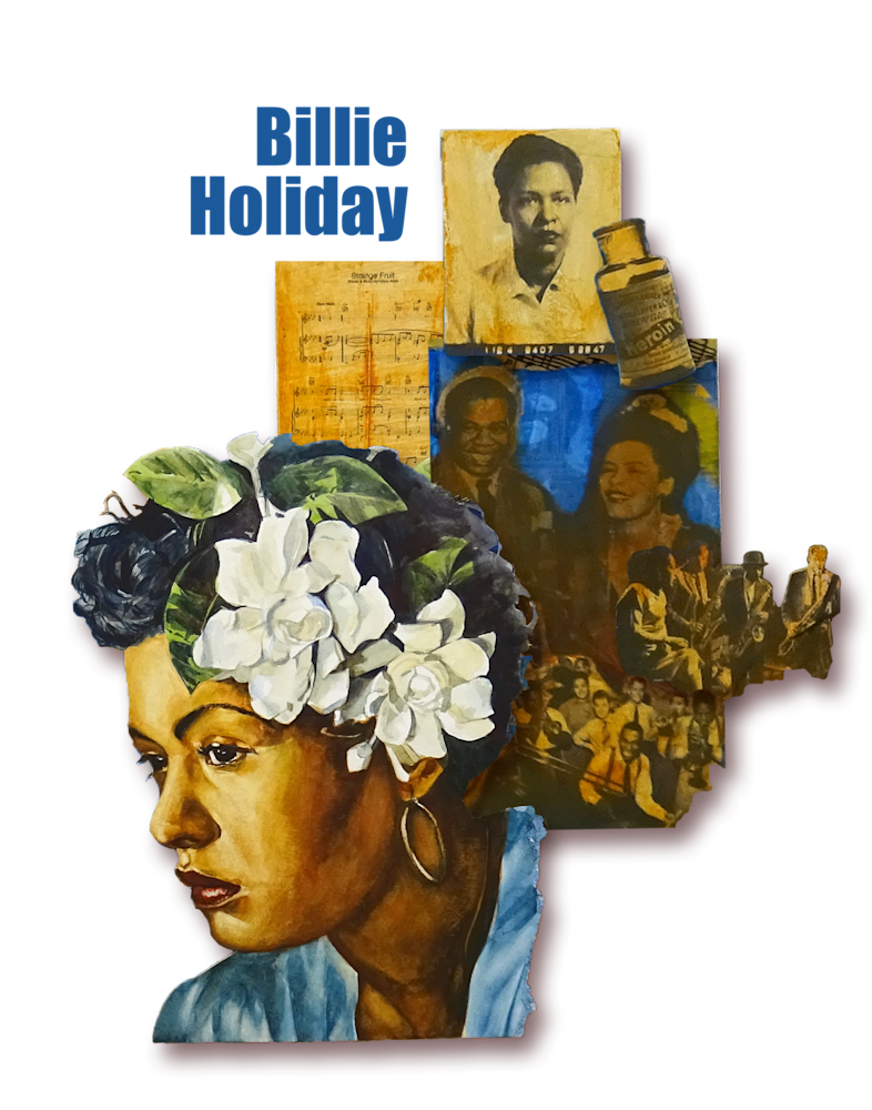 Billie Holiday Remix Art | Afro Triangle Designs, LLC