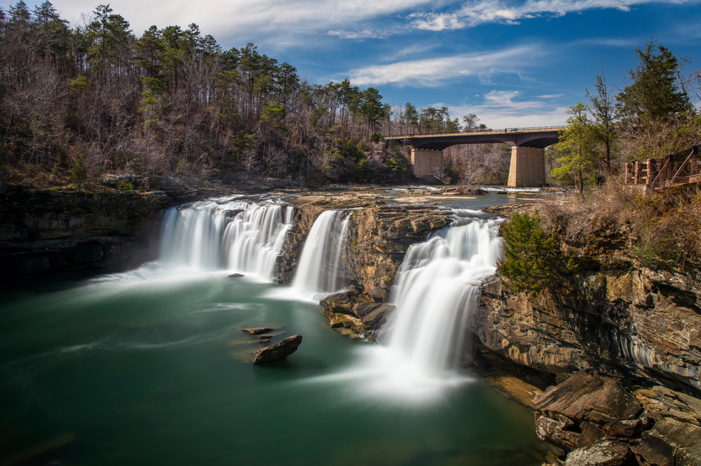 Little River Canyon Cascade - Alabama waterfalls fine-art photography prints