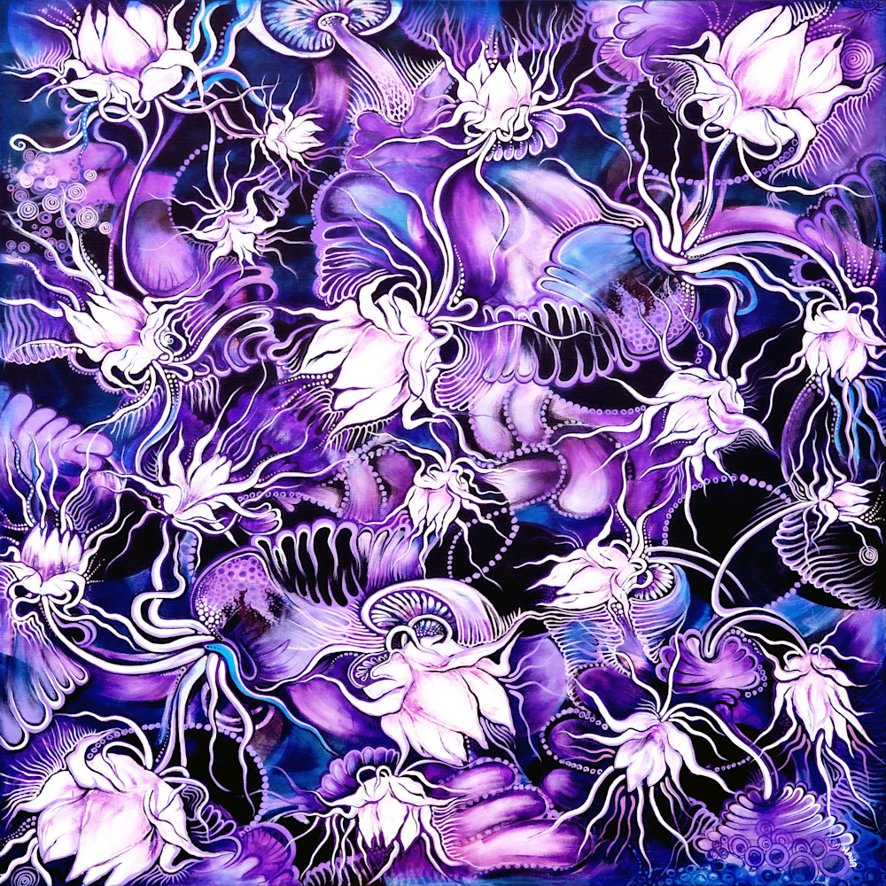 Ghost Lilies Art | Hava Gurevich Art