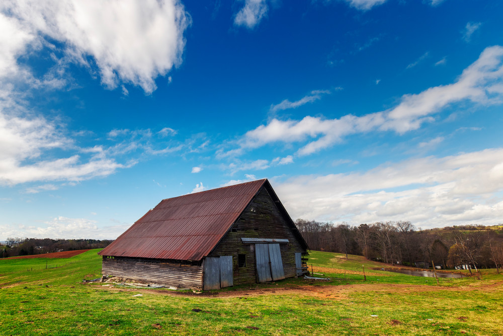 Barn at the Top of the Hill - Tennessee fine-art photography prints