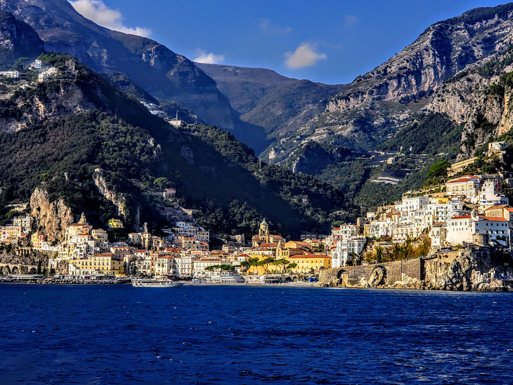 Amalfi From The Sea #1 Photography Art | Photoissimo - Fine Art Photography