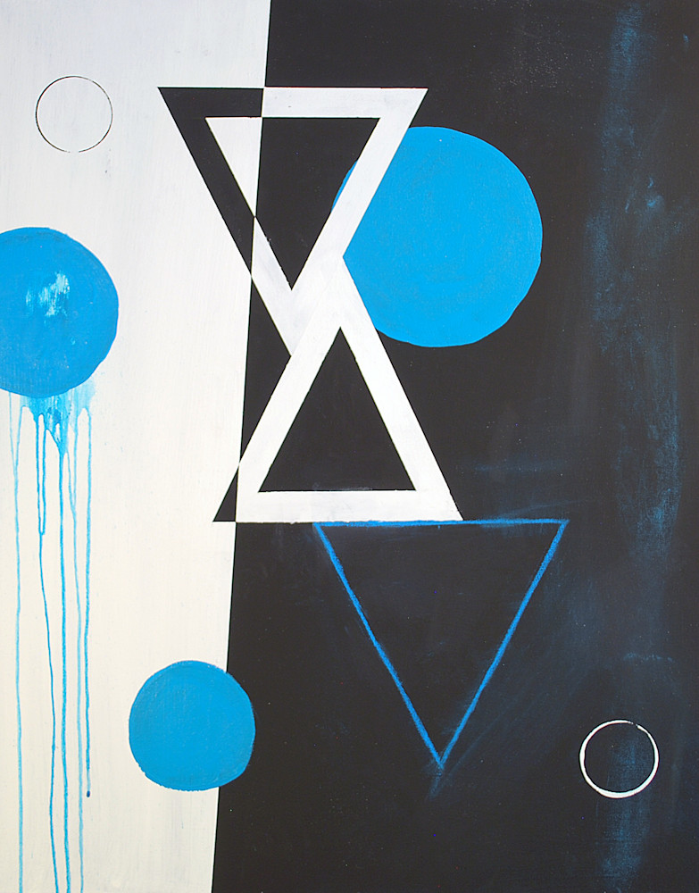 Blue Triangle Art | Jerry Hardesty Studio