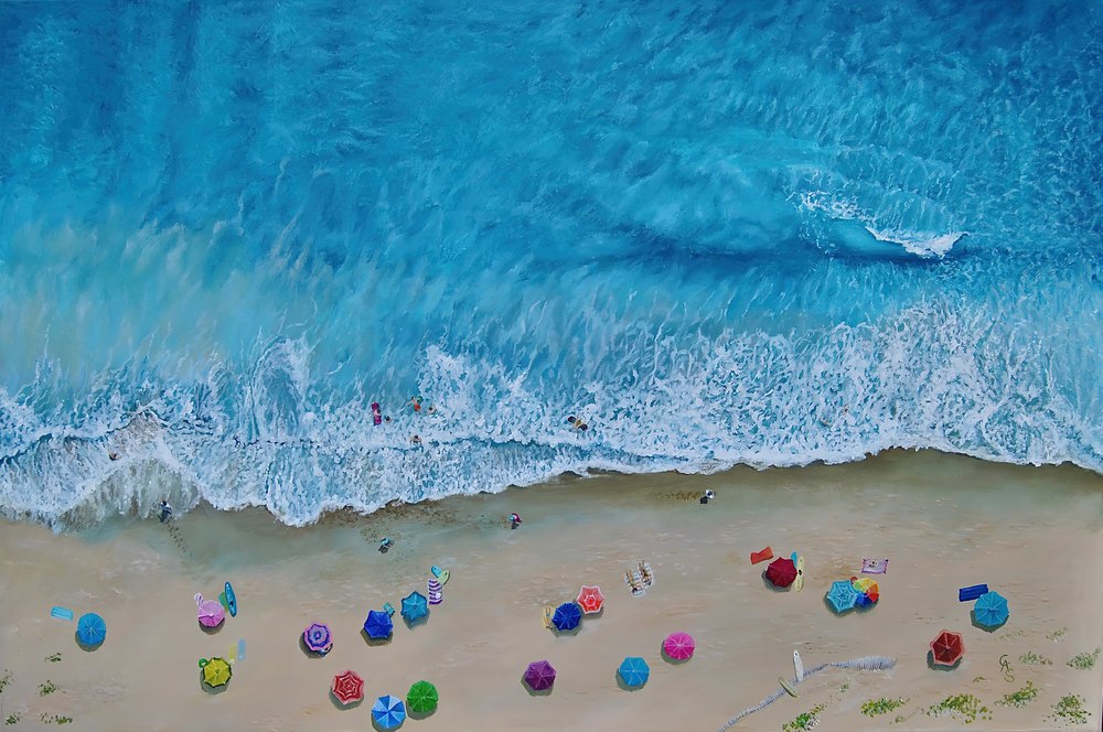 Paintings by Carol-Ann Salley -Waves of Happiness