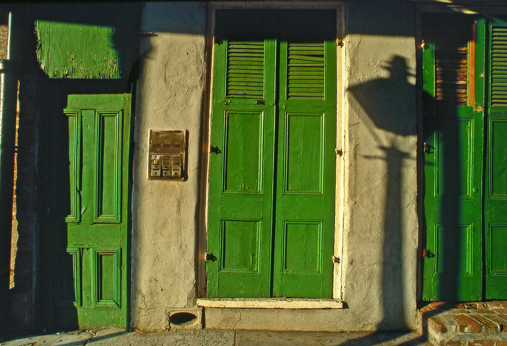 Doors in the French Quarter of New Orleans.