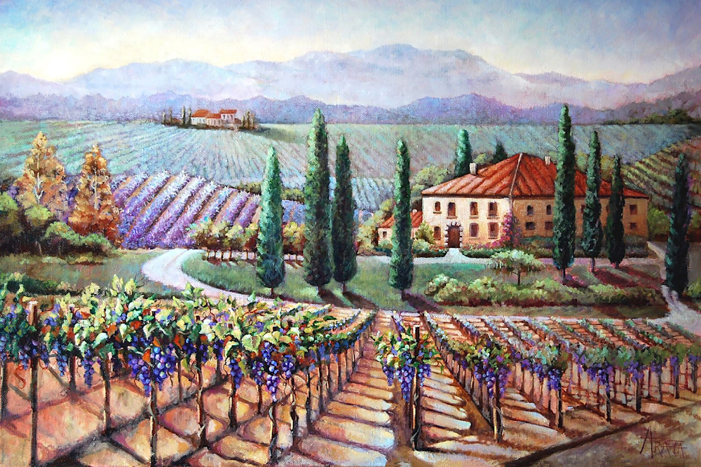 Tuscan Vineyard  Art | Geraldine Arata