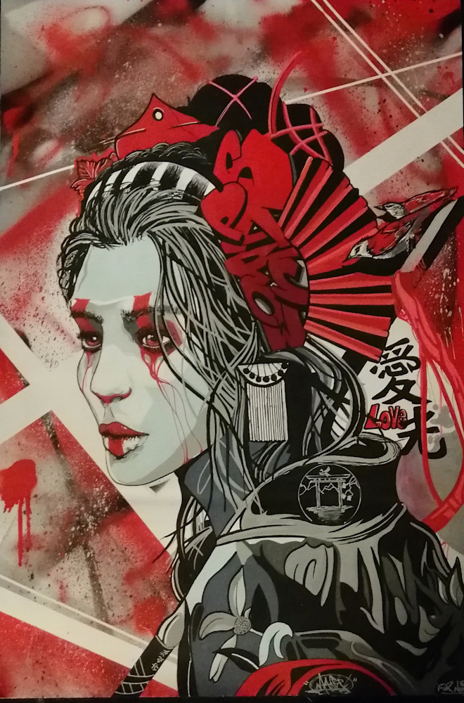 Red Geisha Art | Art by Nugget LLC