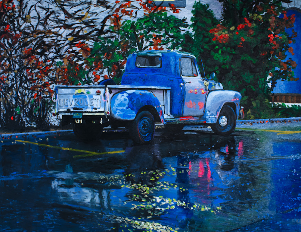 Blue Truck Art | Whiptail Oils