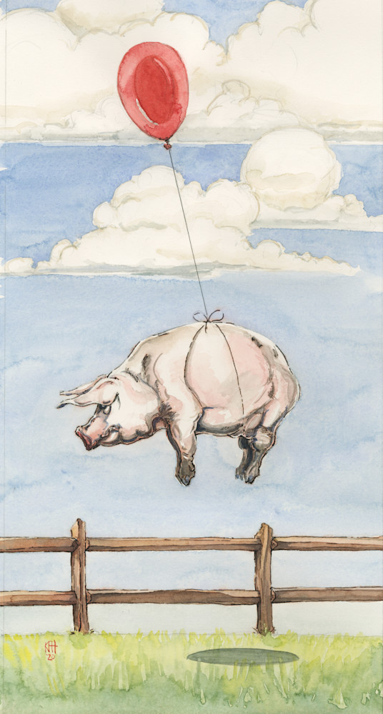 The Flying Pig  Art | galleryH 