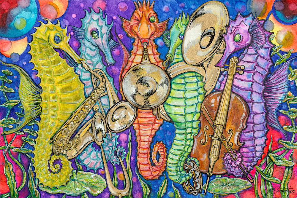 The Coral Reef Quintet Art | Jamila Art Gallery