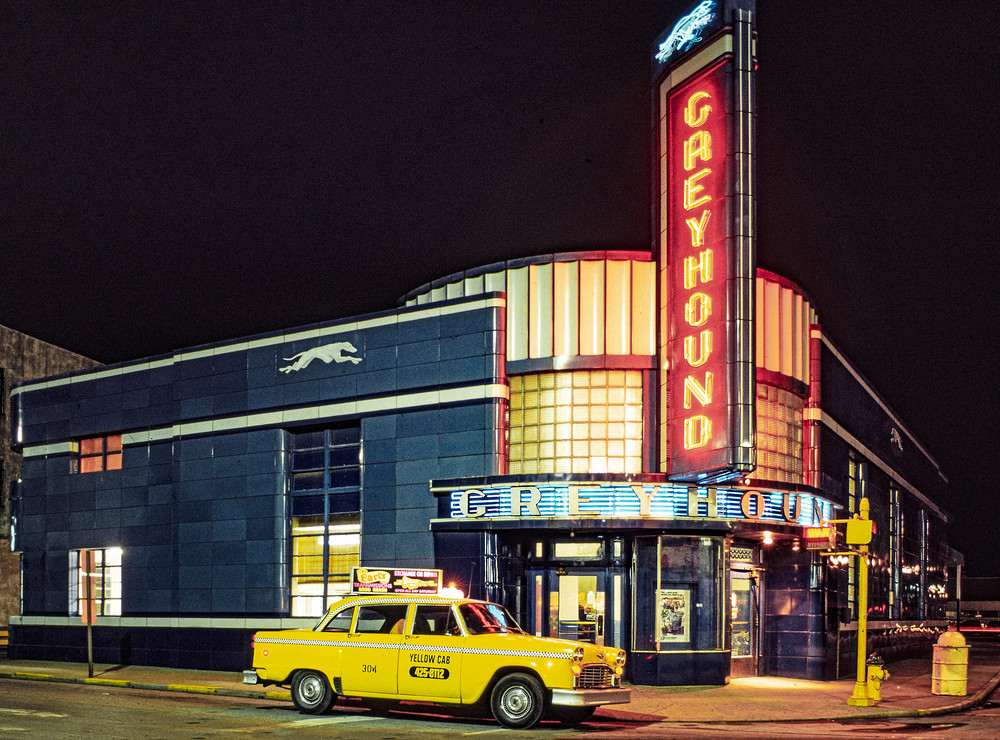  Greyhound Station, Atlantic City Photography Art | Allan Weitz Design