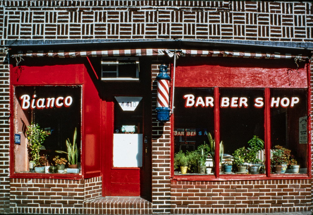 Bianco's Barber Shop, Brooklyn, Ny Photography Art | Allan Weitz Design