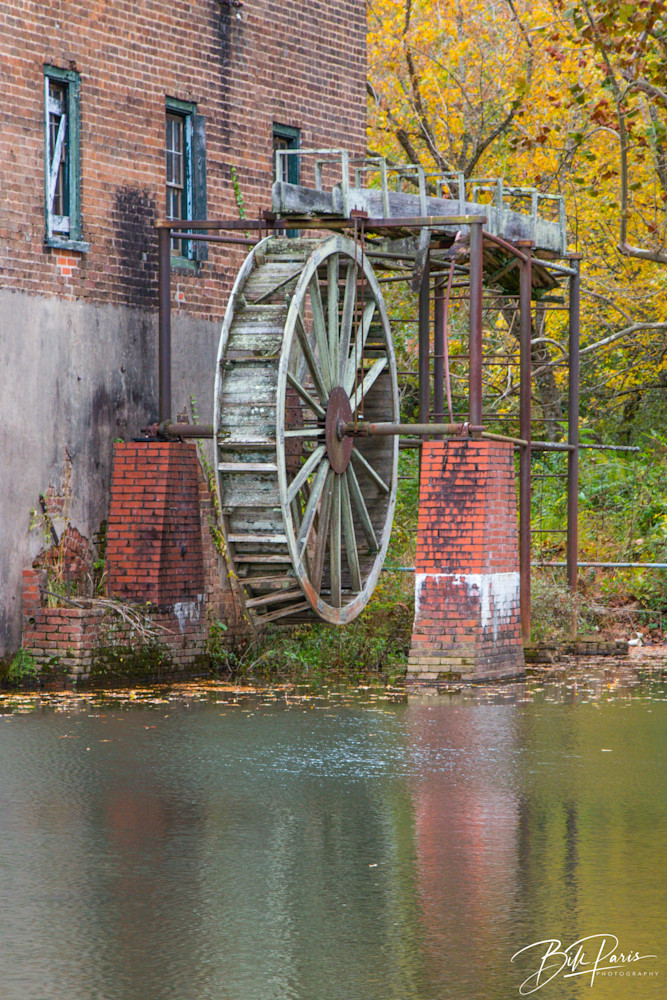 Lindale Mill Water Wheel Photography Art | BILL PARIS PHOTOGRAPHY