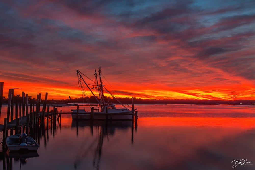 Swansboro Sunset Photography Art | BILL PARIS PHOTOGRAPHY