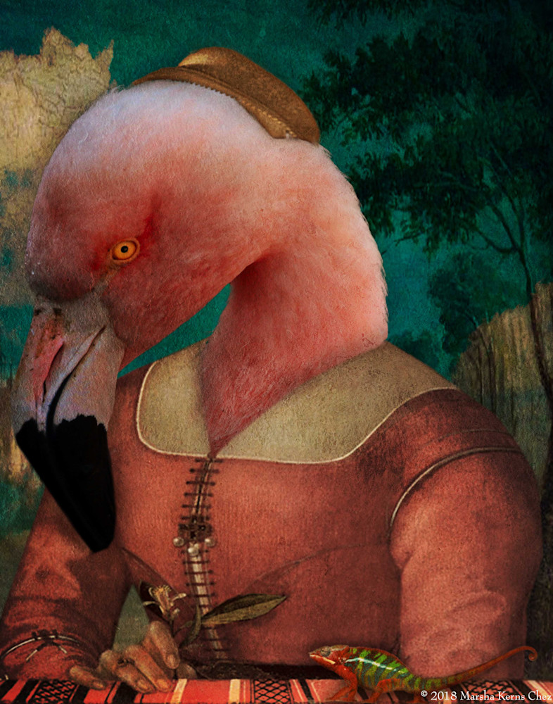 Pink Flamingo Art | artdetrois