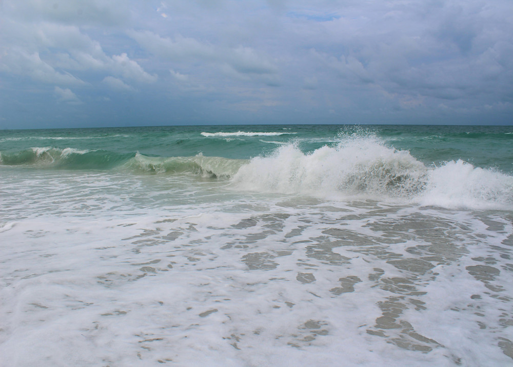Beach Waves Stormy Art1b Photography Art | PixByNic Photography LLC