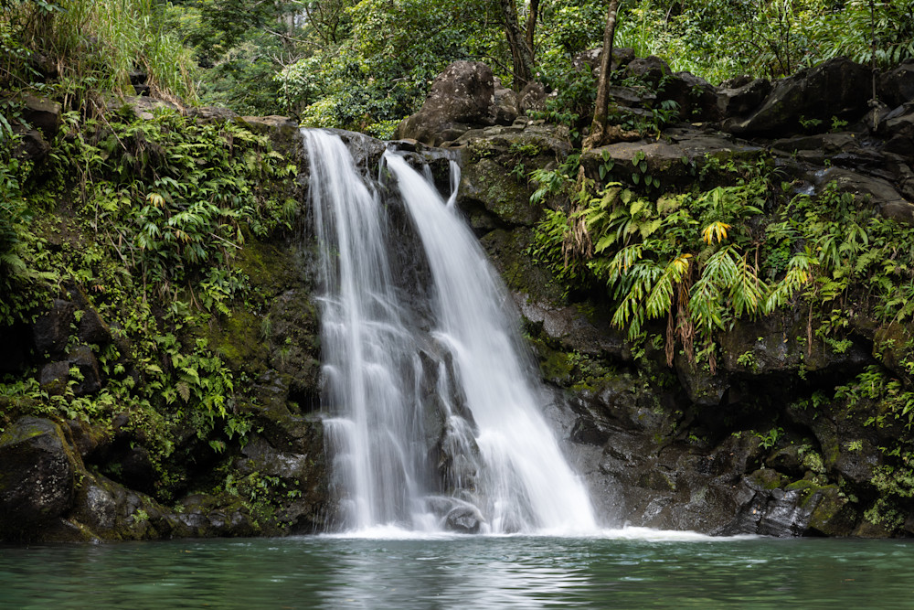 Haipua'ena Falls Art | Leiken Photography