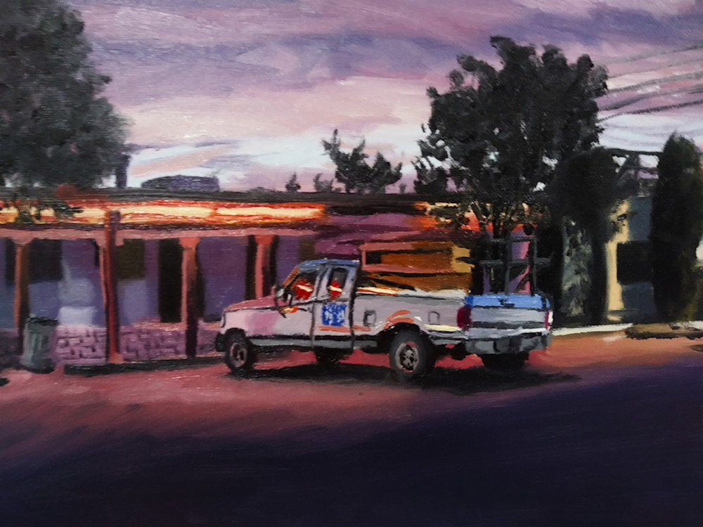 Motel Sunrise Art | Whiptail Oils