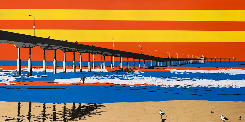 Ocean Beach Pier, Prints  Art | Jon Savage Contemporary Art