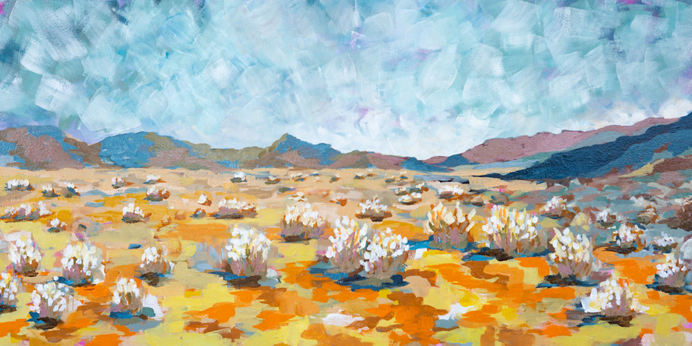 Desert Bloom | Big Bend Landscape Painting | Niki Baker